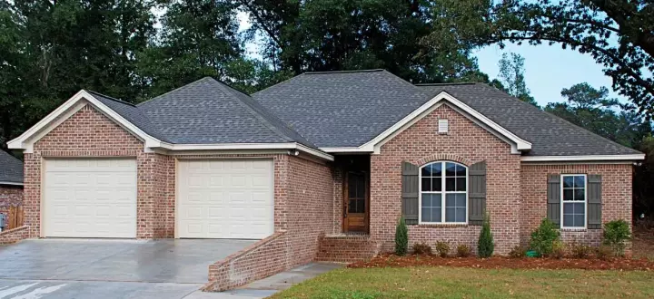Traditional house plans 50-310 - front exterior, 1,750 sq ft, 4 bed, 2 bath house plans | Monster House Plans