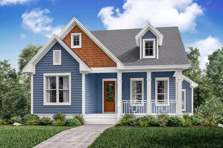Country house plans 50-346 - front exterior, 2,155 sq ft, 3 bed, 2 bath house plans | Monster House Plans