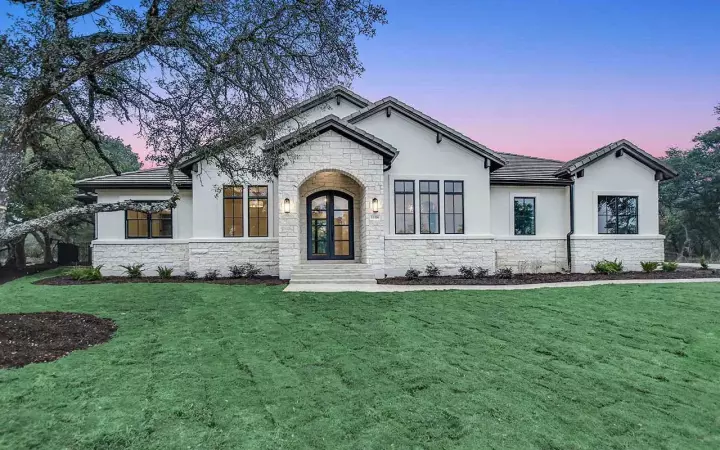 Southwest house plans 50-453 - front exterior, 3,078 sq ft, 3 bed, 3 bath house plans | Monster House Plans