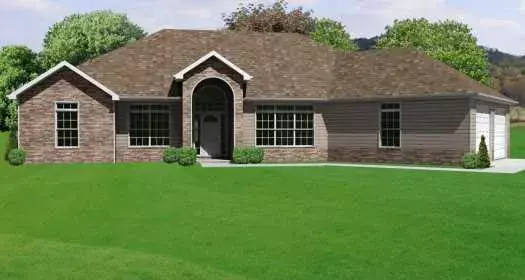 Traditional house plans 51-105 - front exterior, 2,012 sq ft, 2 bed, 2 bath house plans | Monster House Plans