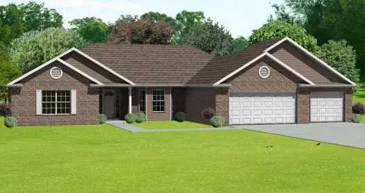 Traditional house plans 51-127 - front exterior, 2,360 sq ft, 4 bed, 2 bath house plans | Monster House Plans