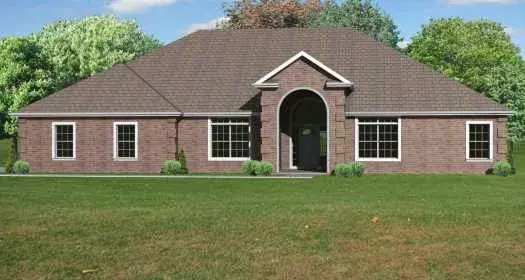 European house plans 51-155 - front exterior, 3,336 sq ft, 4 bed, 3 bath house plans | Monster House Plans