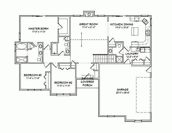 Main Floor Plan: 51-170