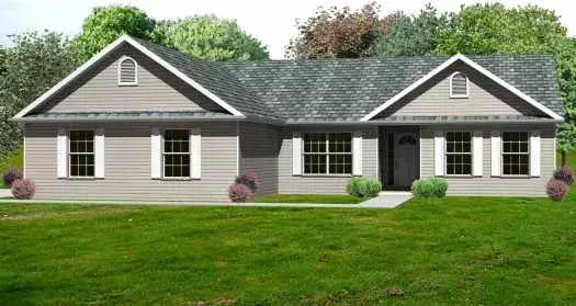 Traditional house plans 51-196 - front exterior, 1,980 sq ft, 3 bed, 2 bath house plans | Monster House Plans