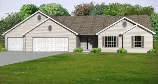 Traditional house plans 51-199 - front exterior, 1,806 sq ft, 3 bed, 2 bath house plans | Monster House Plans