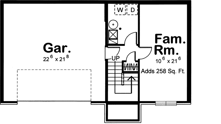 Lower Floor Plan:52-108