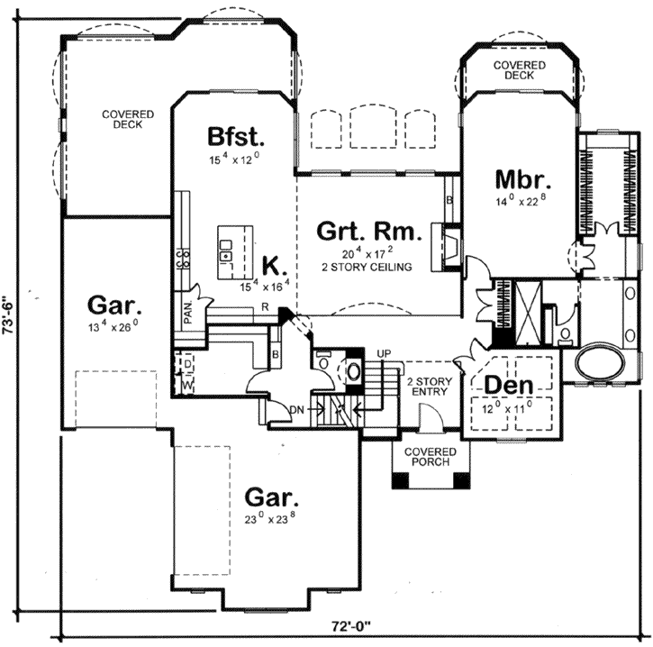 Main Floor Plan: 52-116