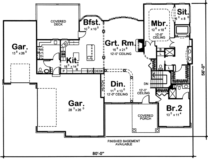 Main Floor Plan: 52-160
