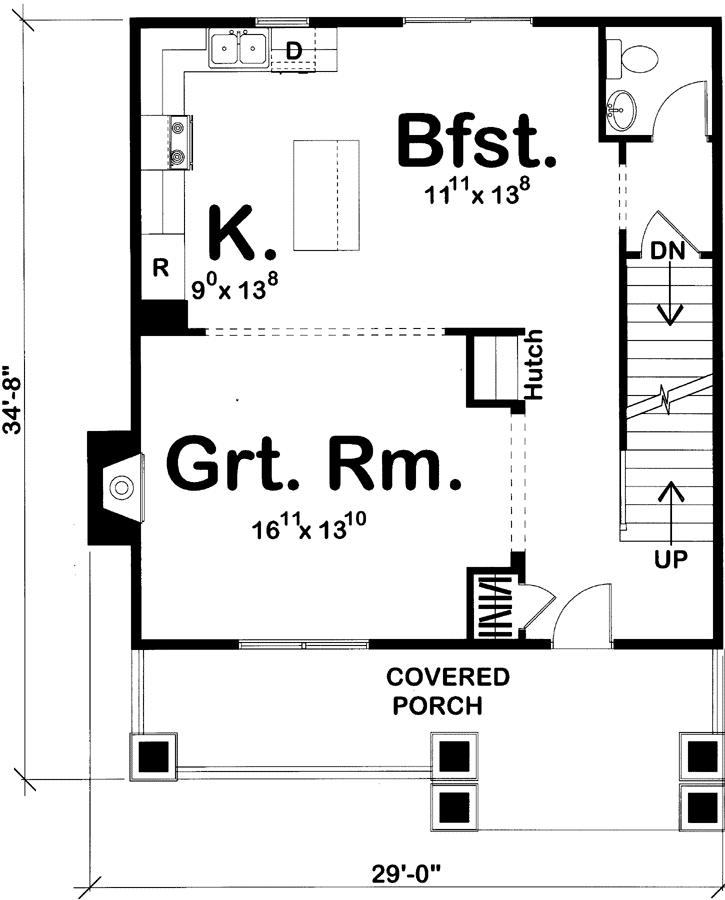 Main Floor Plan: 52-218