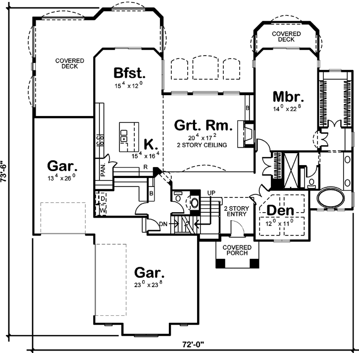 Main Floor Plan: 52-240