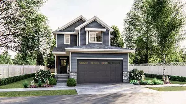 Traditional house plans 52-277 - front exterior, 1,962 sq ft, 3 bed, 2 bath house plans | Monster House Plans