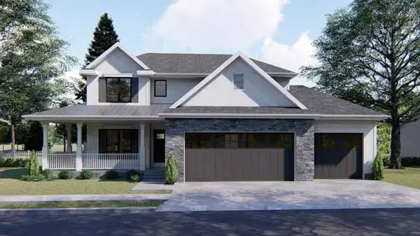 Country house plans 52-288 - front exterior, 2,251 sq ft, 4 bed, 2 bath house plans | Monster House Plans