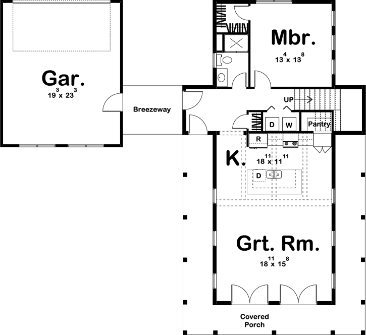 Main Floor Plan: 52-304