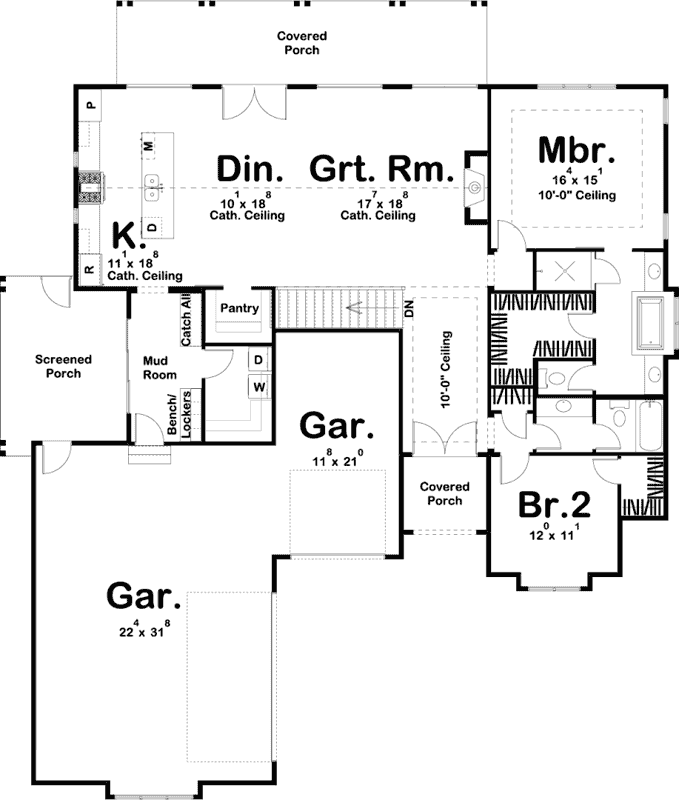 Main Floor Plan: 52-329