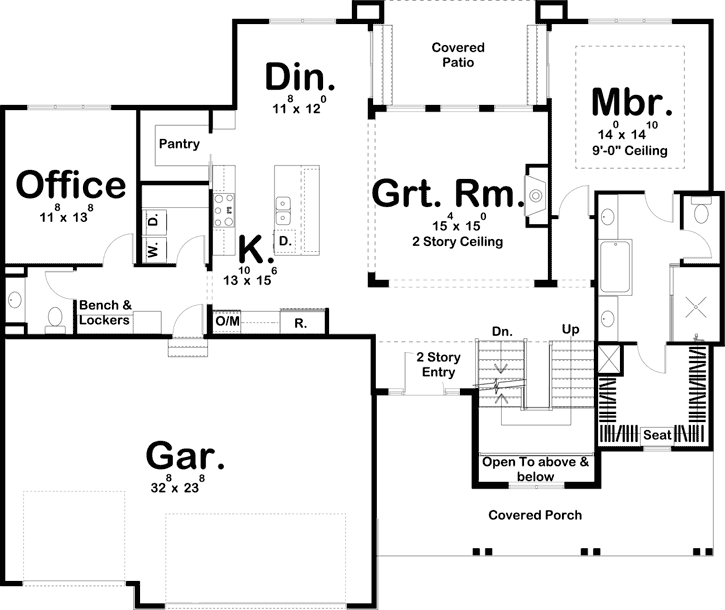 Main Floor Plan: 52-346