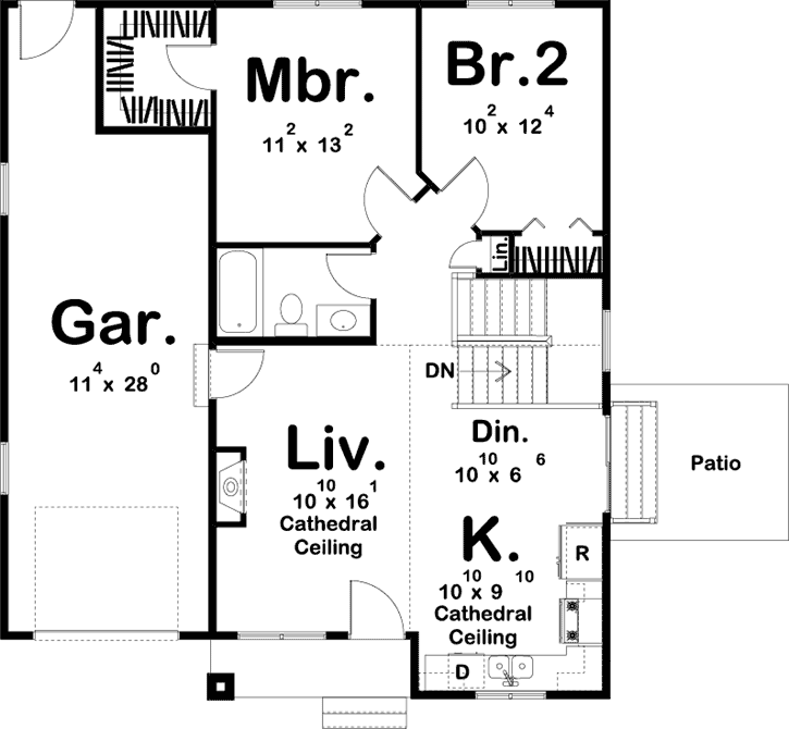 Main Floor Plan: 52-347