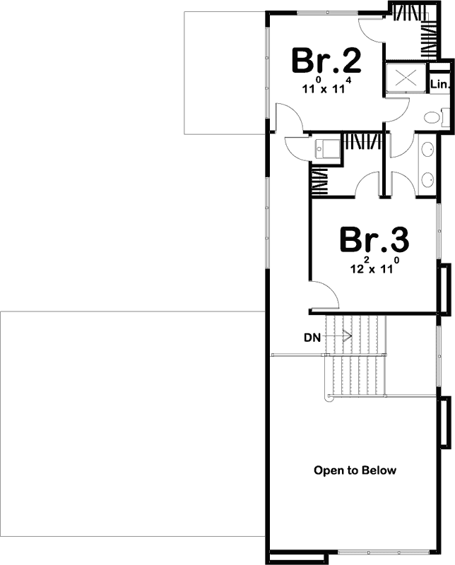 Upper/Second Floor Plan:52-376