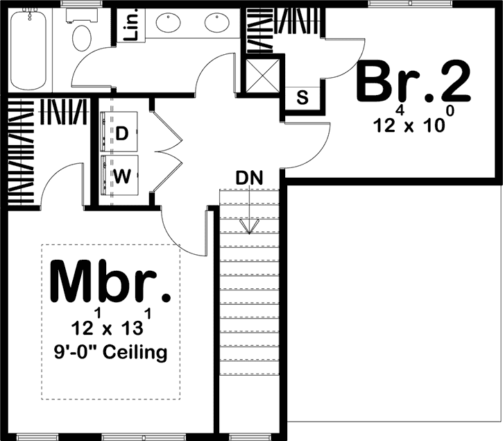 Upper/Second Floor Plan:52-377