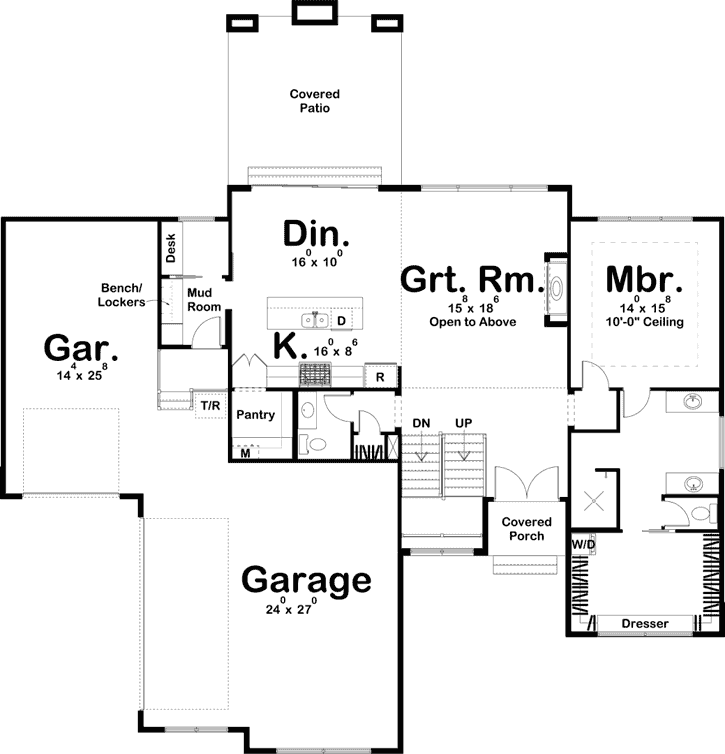 Main Floor Plan: 52-385