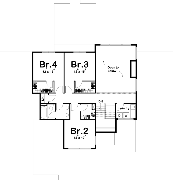 Upper/Second Floor Plan:52-385