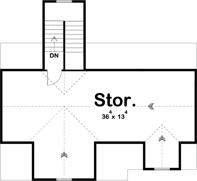 Upper/Second Floor Plan:52-396
