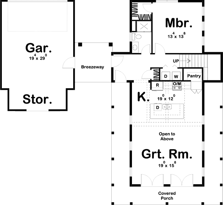 Main Floor Plan: 52-399