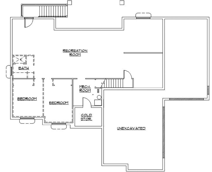 Lower Floor Plan:53-108