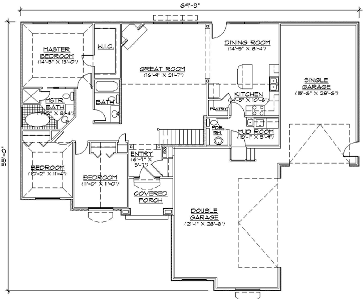 Main Floor Plan: 53-110