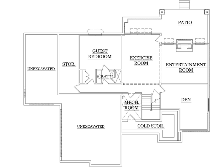 Lower Floor Plan:53-114