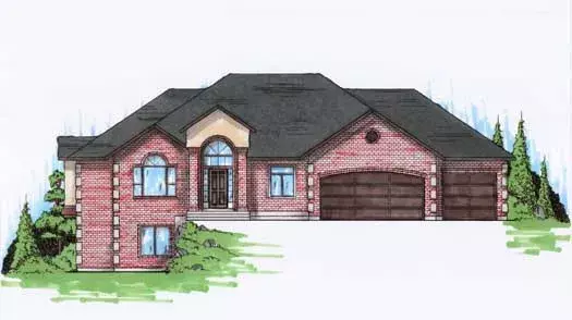Mediterranean house plans 53-121 - front exterior, 1,906 sq ft, 2 bed, 2 bath house plans | Monster House Plans