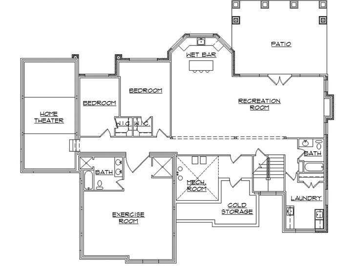 Lower Floor Plan:53-123