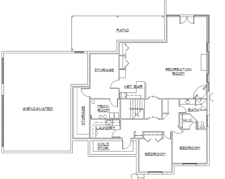 Lower Floor Plan:53-125