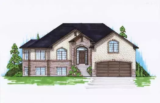 Mediterranean house plans 53-133 - front exterior, 2,147 sq ft, 3 bed, 2 bath house plans | Monster House Plans