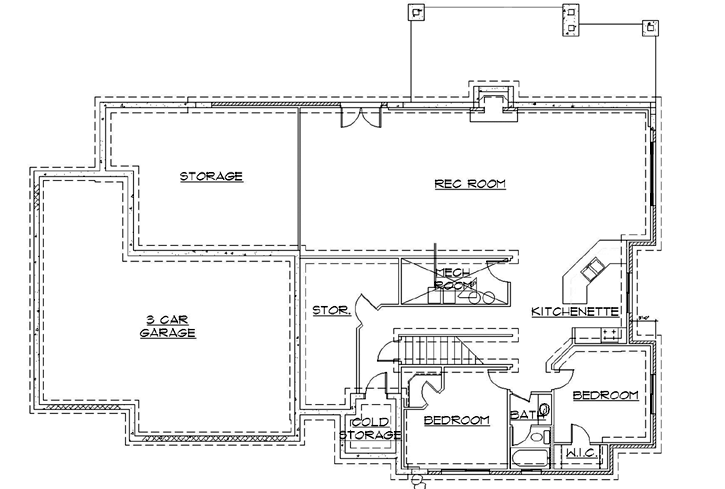 Lower Floor Plan:53-135