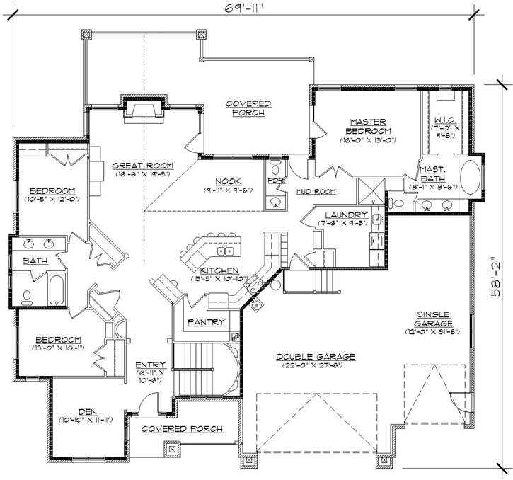 Main Floor Plan: 53-161