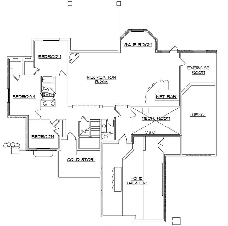 Lower Floor Plan:53-177
