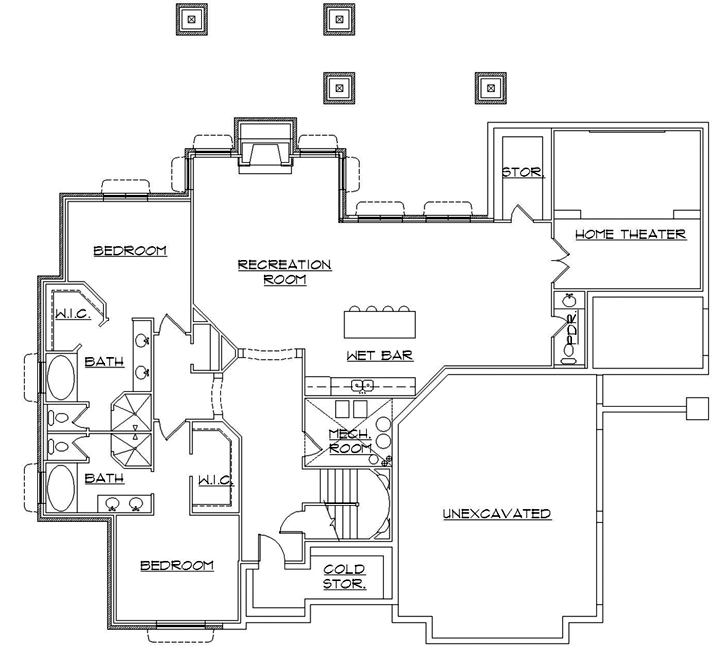 Lower Floor Plan:53-196