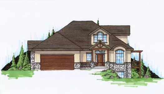 Traditional house plans 53-241 - front exterior, 1,939 sq ft, 1 bed, 1 bath house plans | Monster House Plans