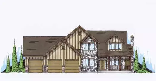 Traditional house plans 53-246 - front exterior, 2,547 sq ft, 3 bed, 2 bath house plans | Monster House Plans