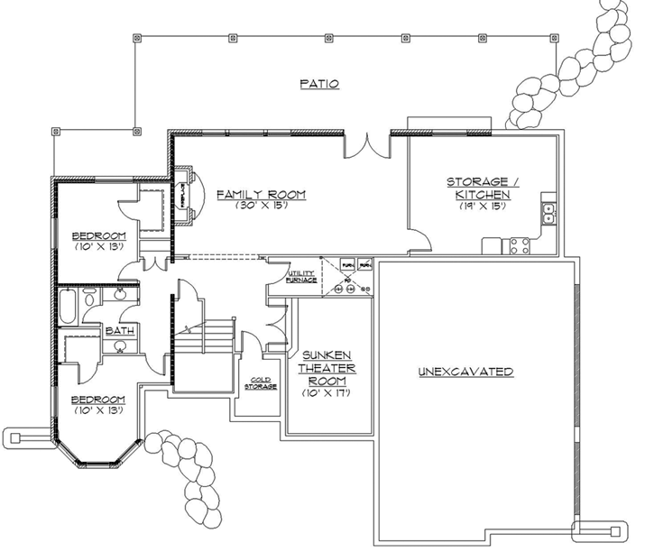 Lower Floor Plan:53-253