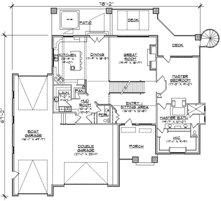 Main Floor Plan: 53-272