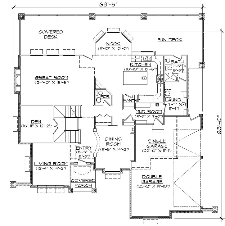 Main Floor Plan: 53-285