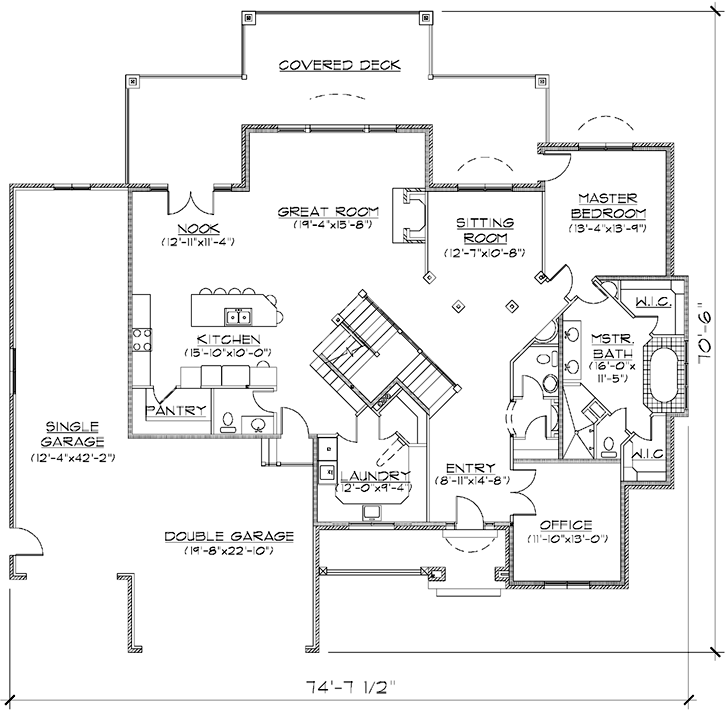 Main Floor Plan: 53-290