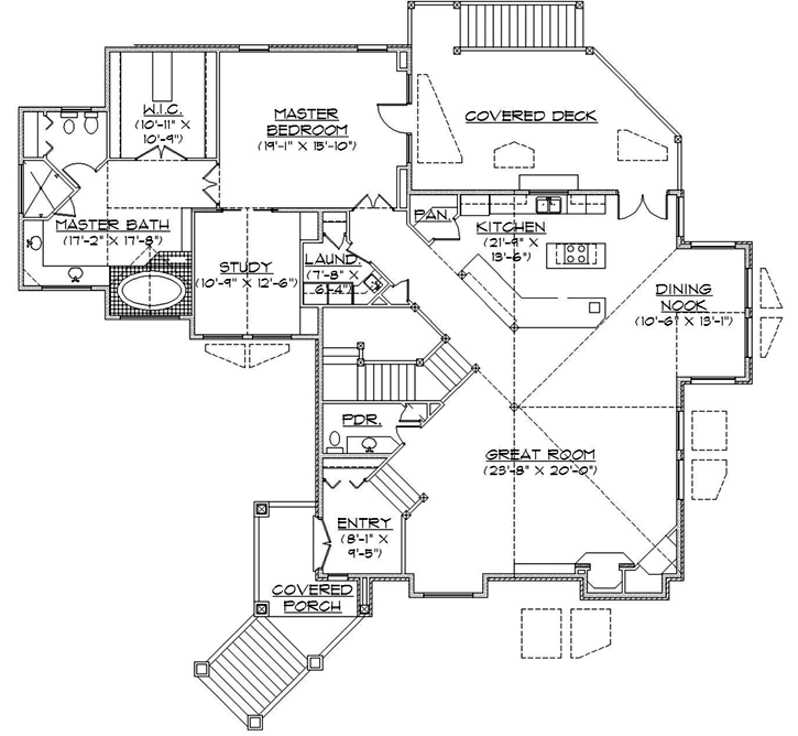 Upper/Second Floor Plan:53-309