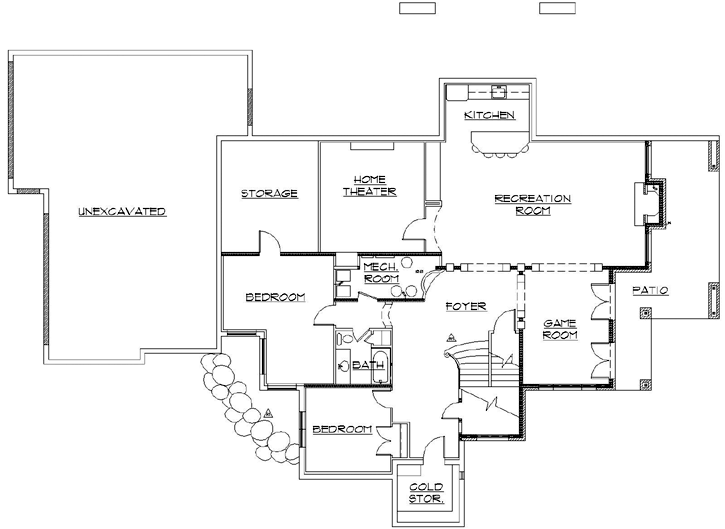 Lower Floor Plan:53-325