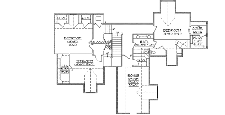 Upper/Second Floor Plan:53-326