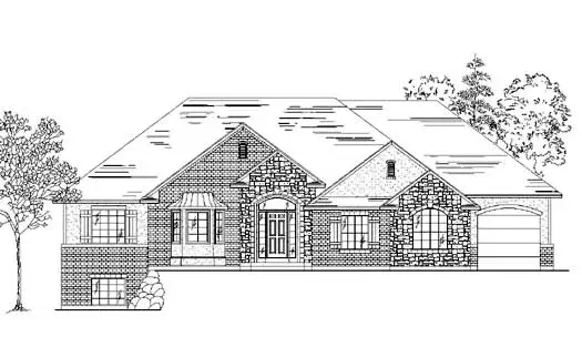 Traditional house plans 53-351 - front exterior, 1,895 sq ft, 2 bed, 2 bath house plans | Monster House Plans