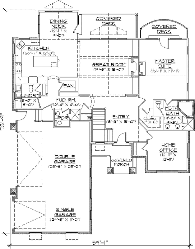 Main Floor Plan: 53-353