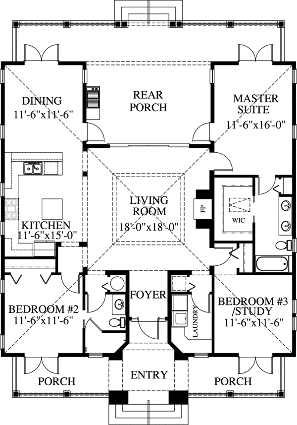 Main Floor Plan: 54-115