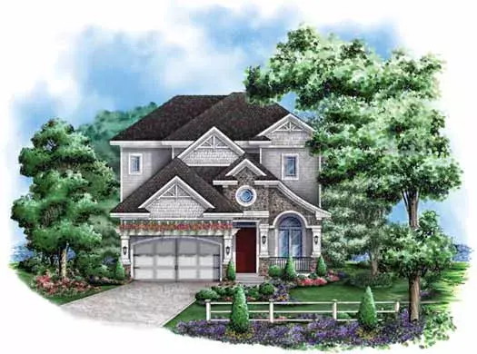 Craftsman house plans 55-126 - front exterior, 3,748 sq ft, 4 bed, 3 bath house plans | Monster House Plans